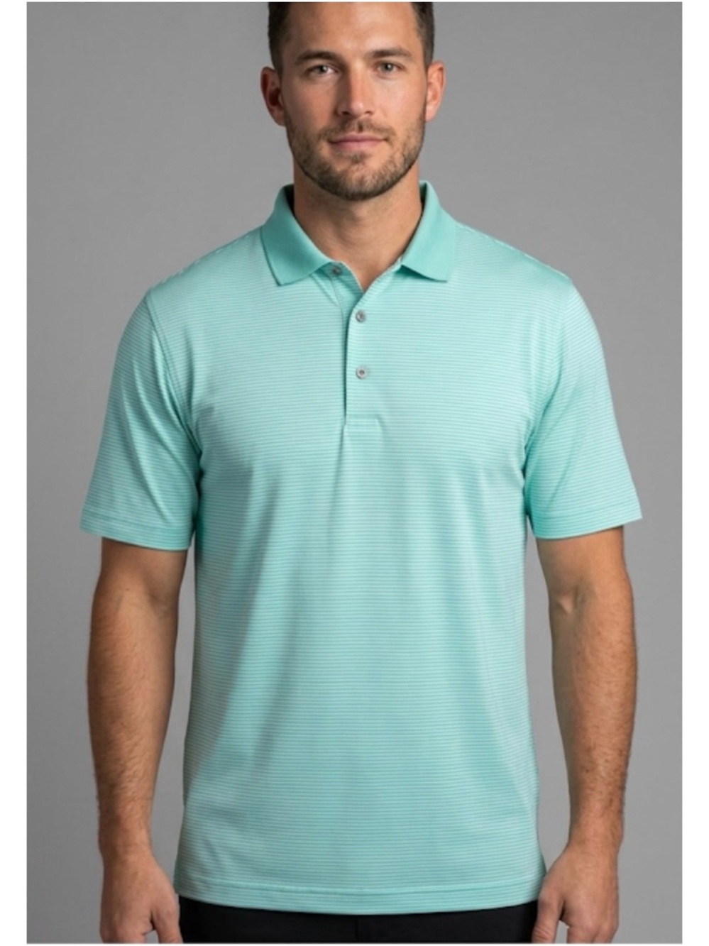 GRAND SLAM Polo Shirt Men’s XL Aqua Base & White